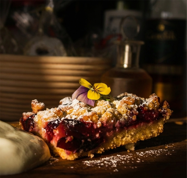 Zwetschgendatschi - Crumble de ciruela